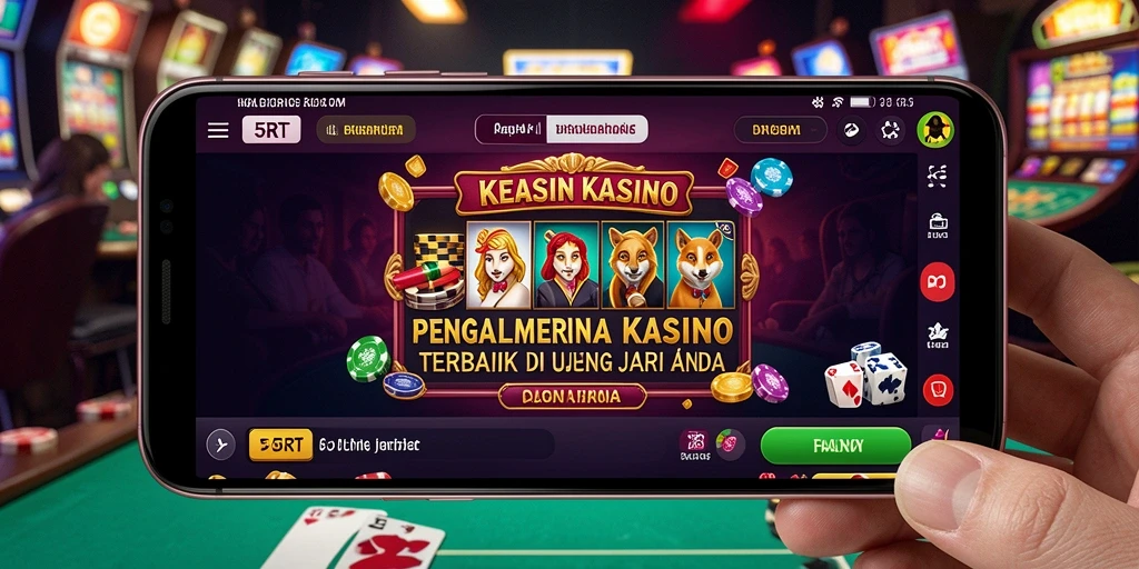 Tangkapan layar utama dari gameplay Kasino yang menakjubkan.