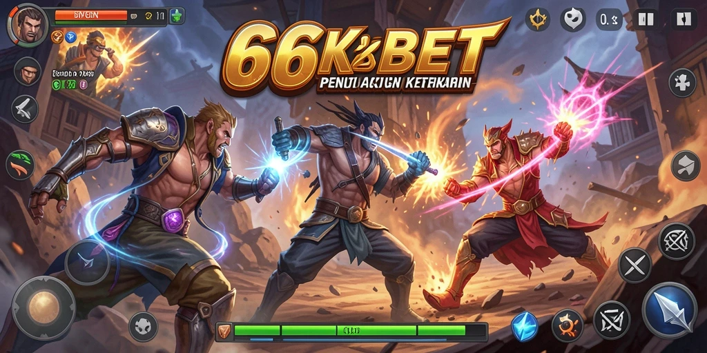 Tampilan pertarungan seru dan grafis memukau di 66KBET.