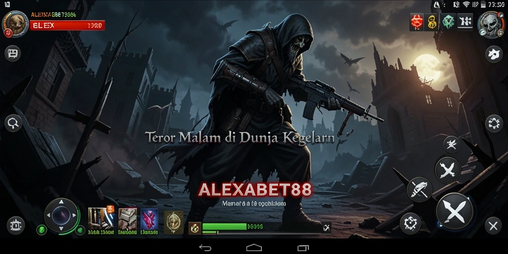 Tampilan gameplay ALEXABET88 saat Anda menghadapi teror yang mengerikan.