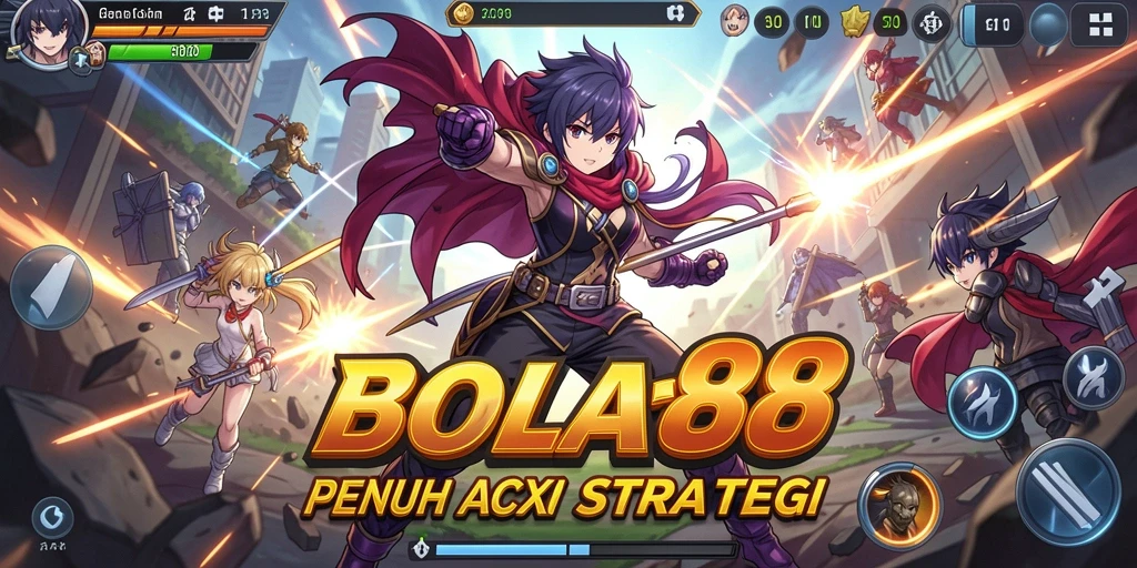 Tangkapan layar BOLA88 menampilkan pengalaman gameplay Anime yang seru dan penuh aksi.