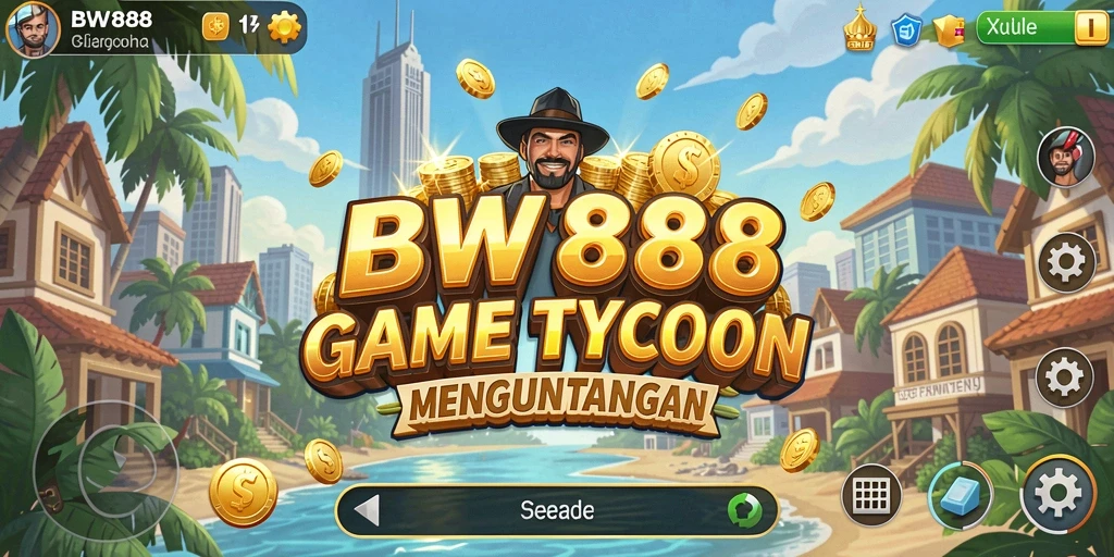 Tangkapan layar BW888 menampilkan keseruan gameplay Tycoon dengan grafis yang menarik.