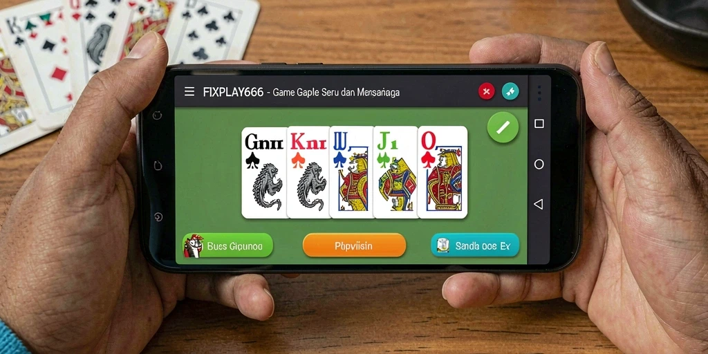 Tampilan permainan Gaple yang seru dan menarik di FIXPLAY666.