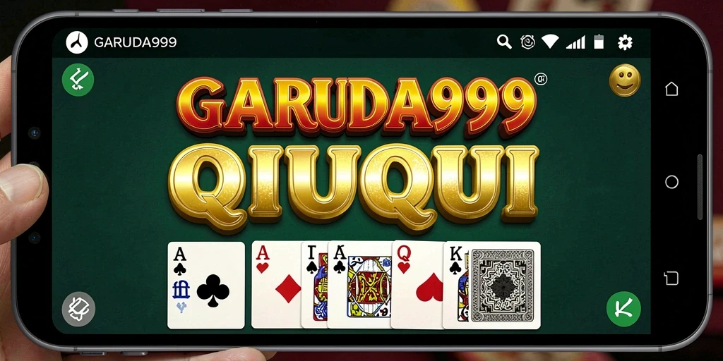 Screenshot GARUDA999 menampilkan gameplay seru QiuQiu.