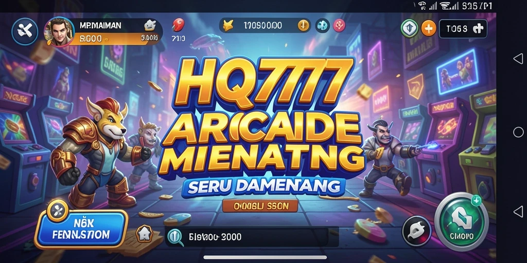 Tampilan gameplay menegangkan dari game HQ777 yang penuh aksi.