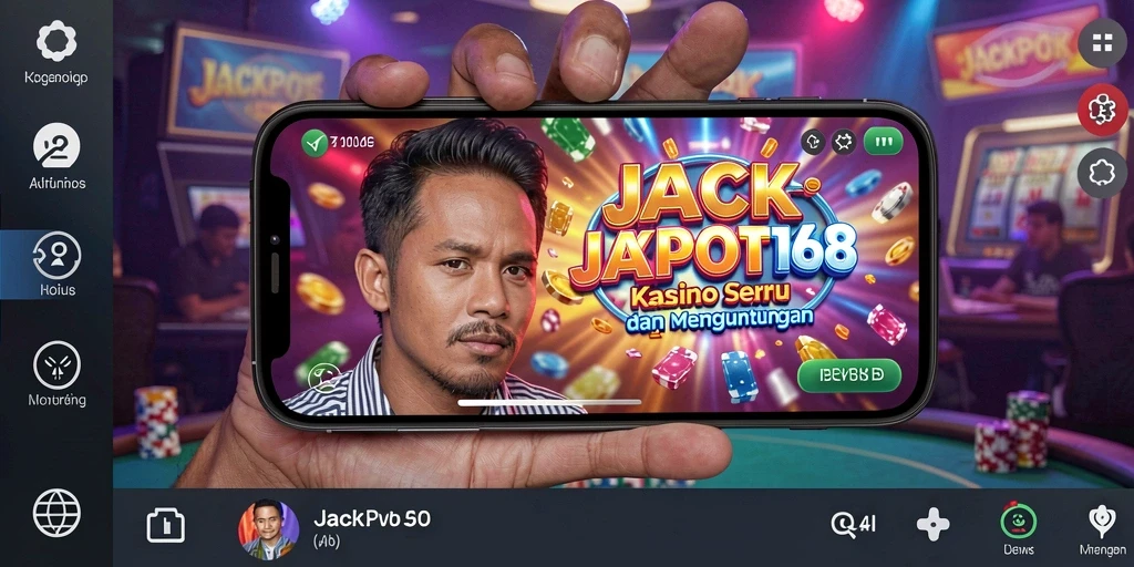 Screenshot gameplay JACKPOT168 menampilkan keseruan permainan Kasino.