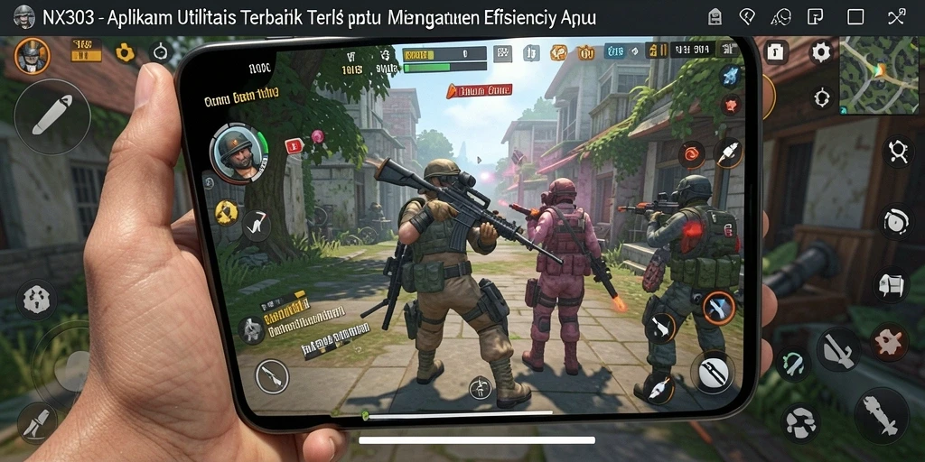 Tampilan antarmuka yang sederhana dan fungsional dari NX303.