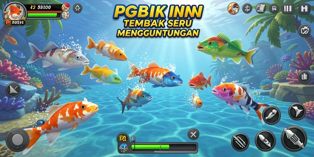Tampilan gameplay PGBET yang seru dan penuh dengan aksi Tembak Ikan.