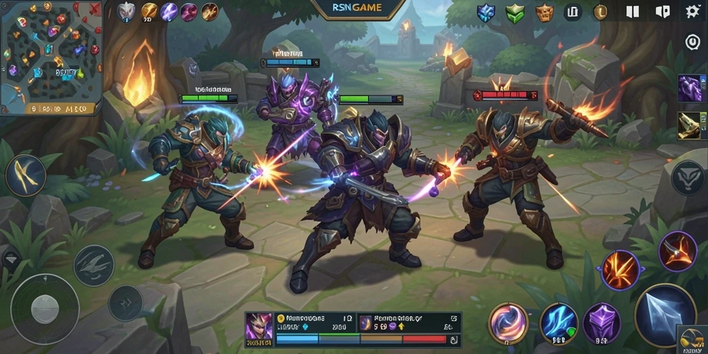 Tampilan gameplay RSNGAME yang mendebarkan dan penuh strategi.