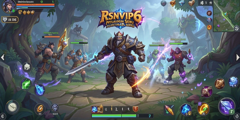 Tampilan gameplay menegangkan dari RSNVIP6 di dunia ARPG.