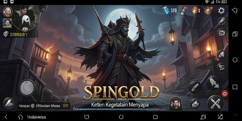 Gameplay mencekam SPINGOLD dengan makhluk menyeramkan di kegelapan.