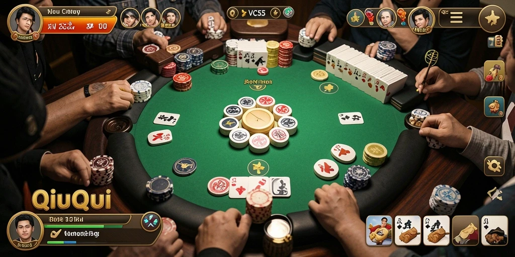 Gameplay QiuQiu yang seru dan kompetitif di VC55.