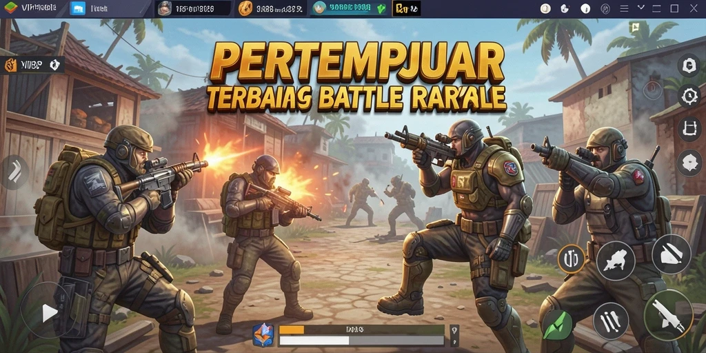 Tampilan gameplay seru di Battle Royale VIP188.